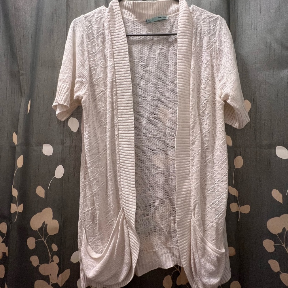 Maurice’s Women’s Knit Cardigan - White - M
